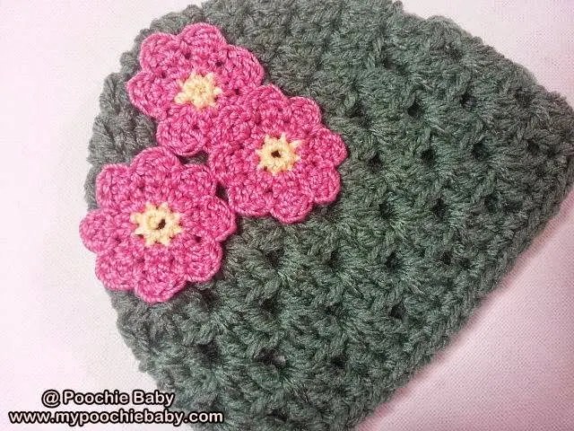 Baby Granny Hat — finished piece, photo from the original Poochie Baby blog post