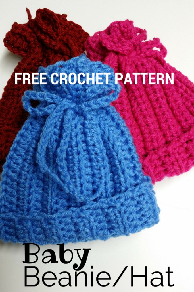 Crochet a Ribbed Newborn or Preemie Hat — finished piece, photo from the original Poochie Baby blog post